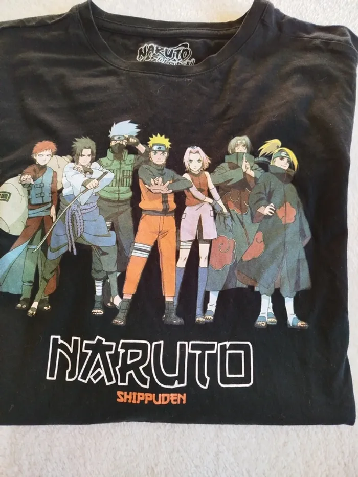 T-shirt manches longues Naruto Shippuden Kiabi taille M - photo numéro 2