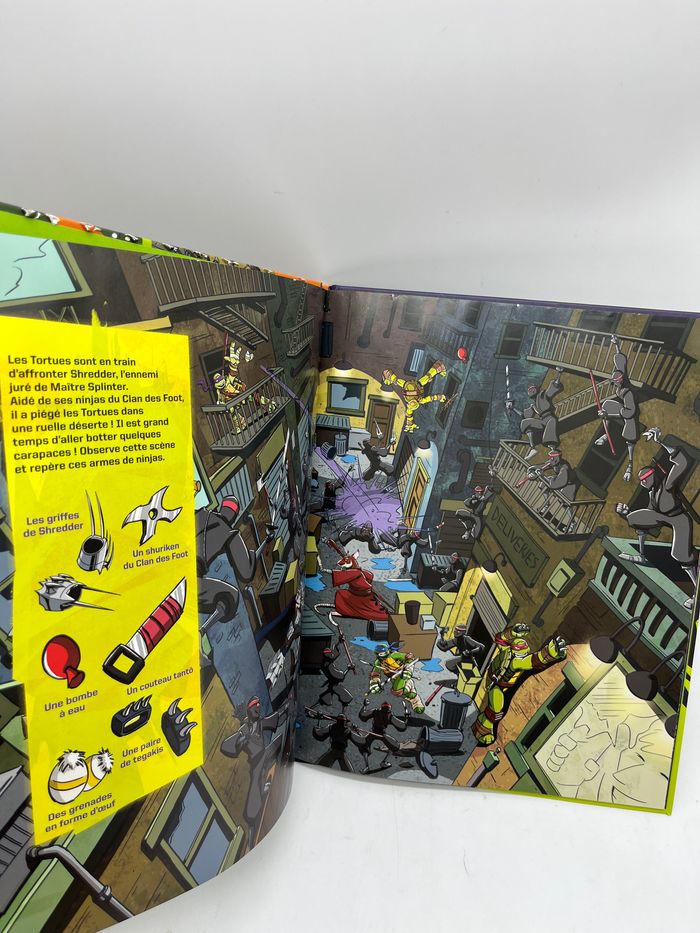 livre Cherche et trouve  Les tortues Ninja teenages mutan ninja turtles Neuf - photo numéro 2