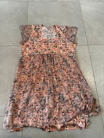 Robe multicolore bleu bonheur, taille 50