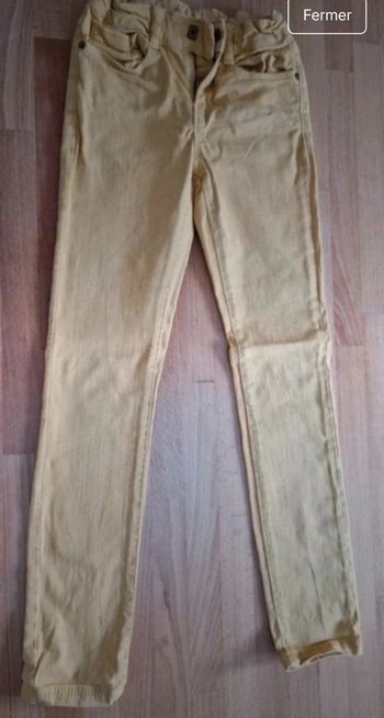 Jeans skinny moutarde