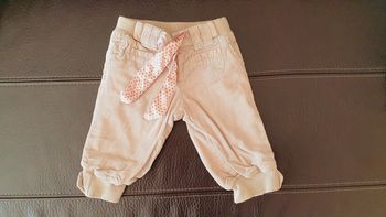Pantalon velours beige Zara Baby 3-6 mois