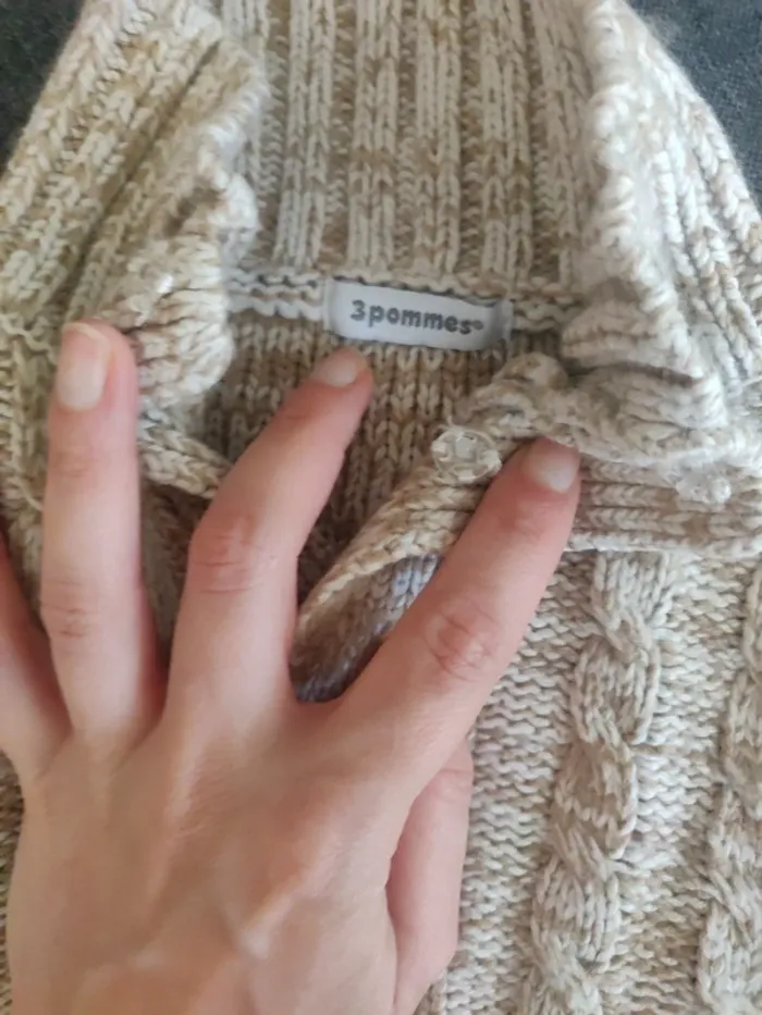 Pull beige - photo numéro 2