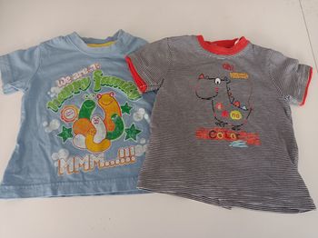 T-shirts manches courtes taille 3 mois