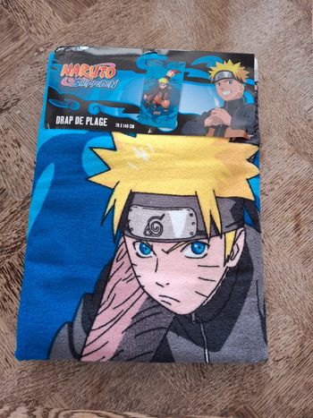 Drap de plage naruto neuf serviette