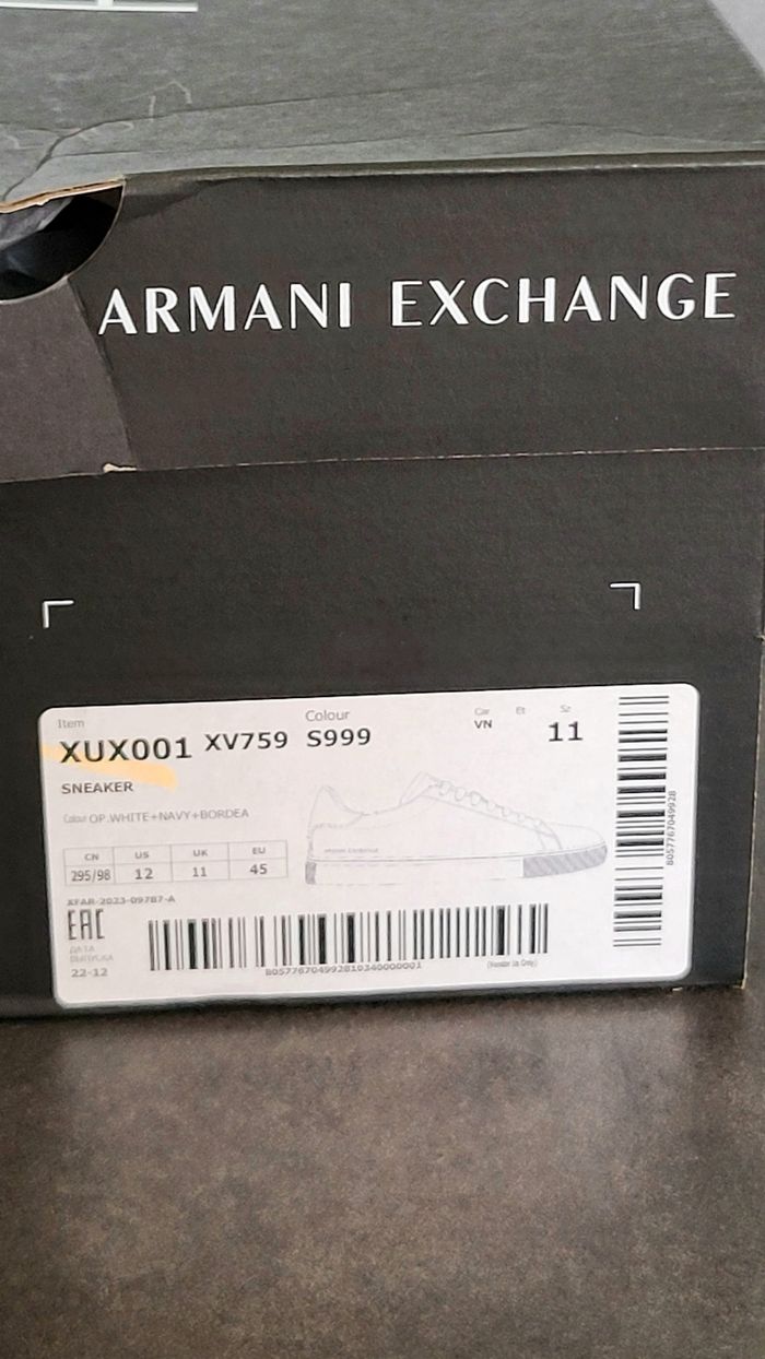 Armani Exchange XUX001 XV759 S999 - Size : 45 🌈🌈 - photo numéro 10