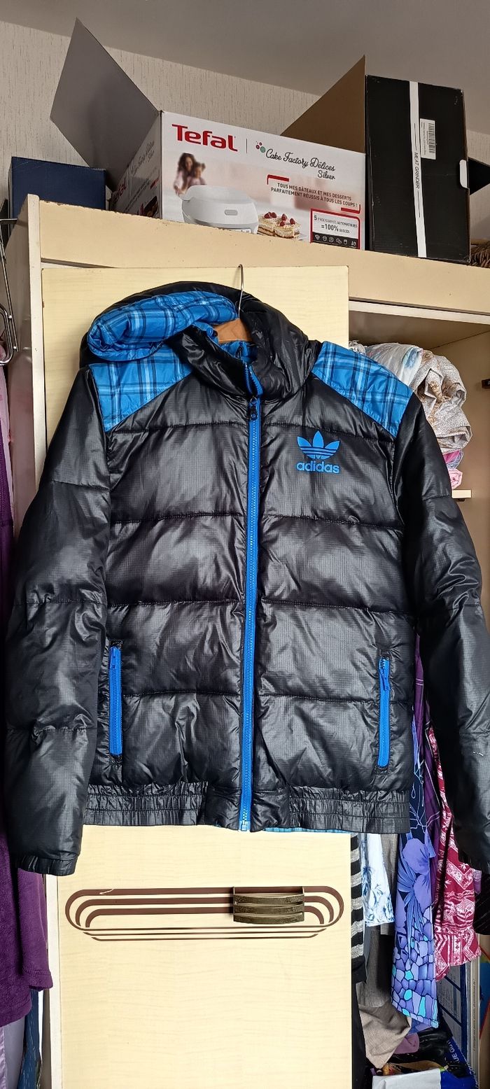 Anorak à capuche, réversible, Adidas