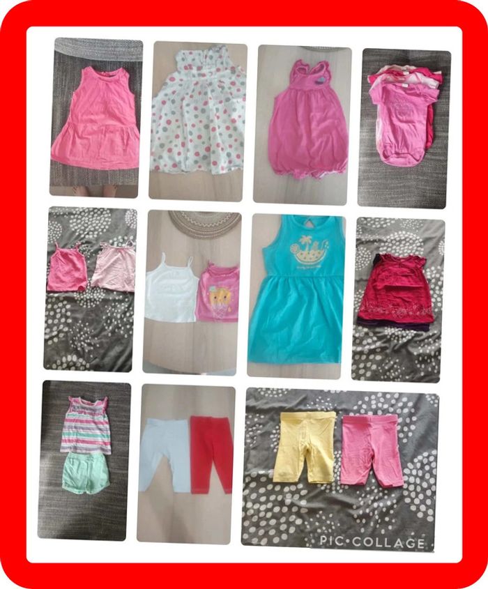 Lot de 19 articles taille 12 mois