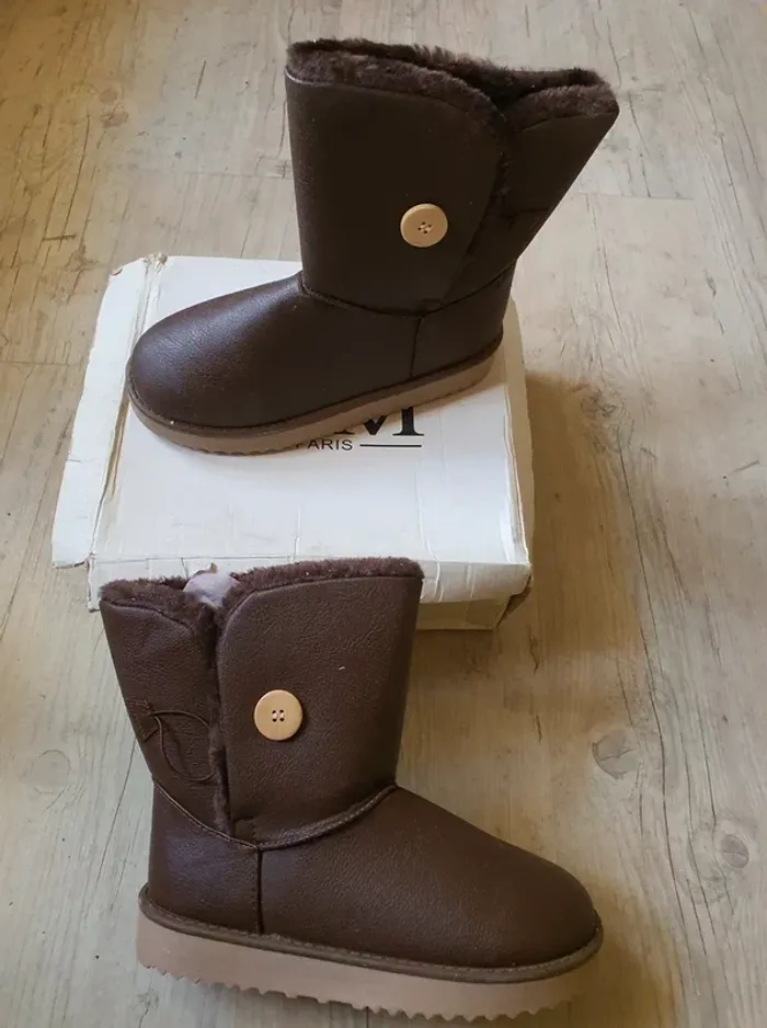 bottines neuves fourrées