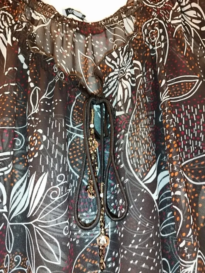 Blouse colorée - Vetissimo - taille 52 - photo numéro 2