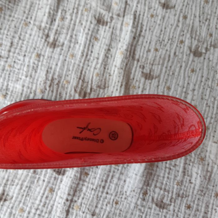 Bottes de pluie Cars Disney Flash Mc Queen taille 25 - photo numéro 6