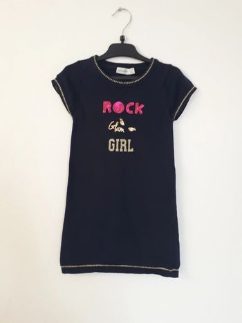 Robe hiver MC 6 ans a sequins et pailettes