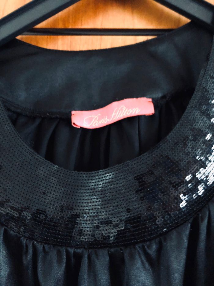Robe noire manches longues Paris Hilton - photo numéro 4