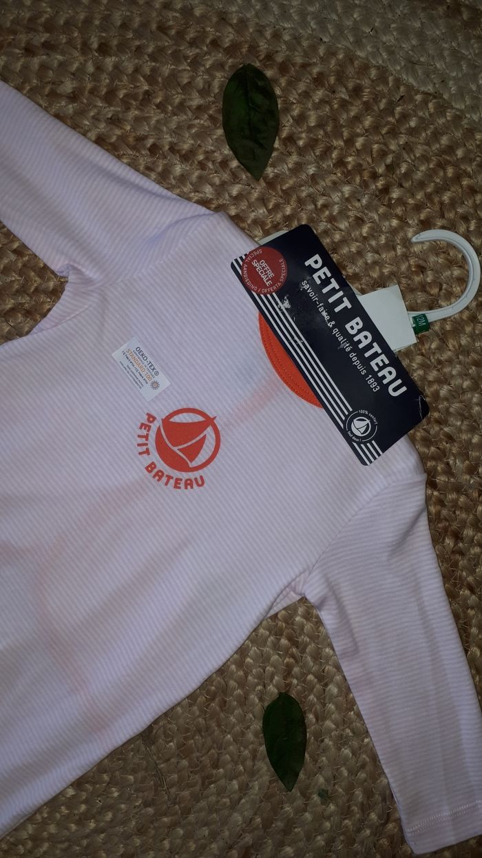 Pyjama dors bien coton fille Petit bateau neuf - 12 mois - photo numéro 3