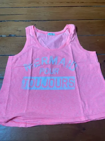 Débardeur femme corail
