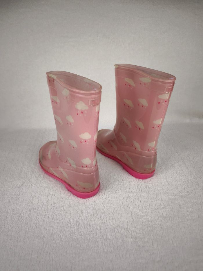 Botte de pluie Nuage Rose fille pointure 30 - photo numéro 4