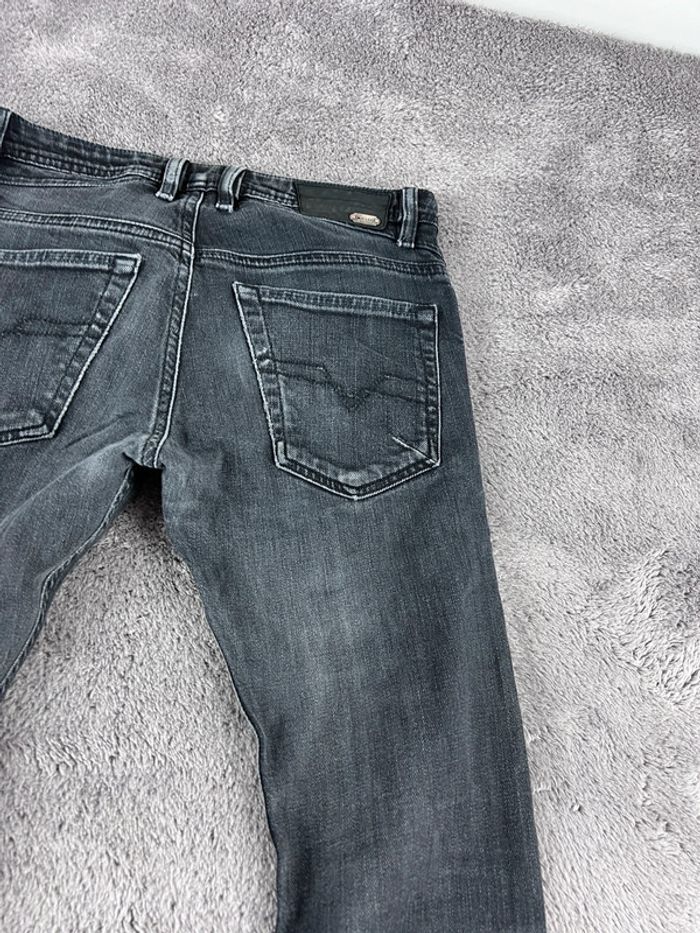Jean slim Diesel effet délavé noir – Taille XS - photo numéro 12