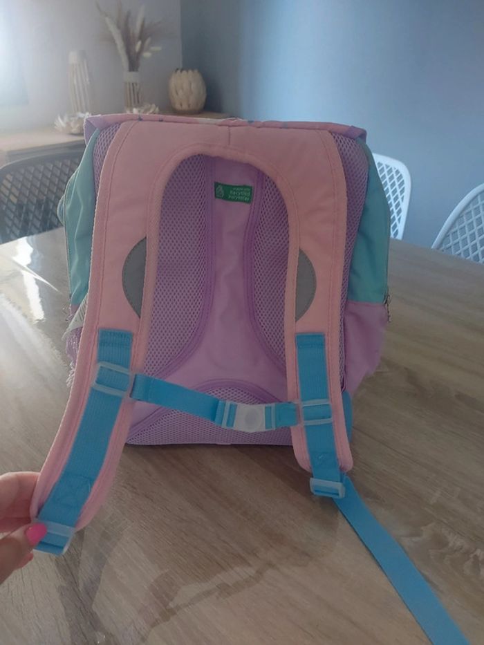 Sac à dos école, cartable licorne paillettes - photo numéro 4