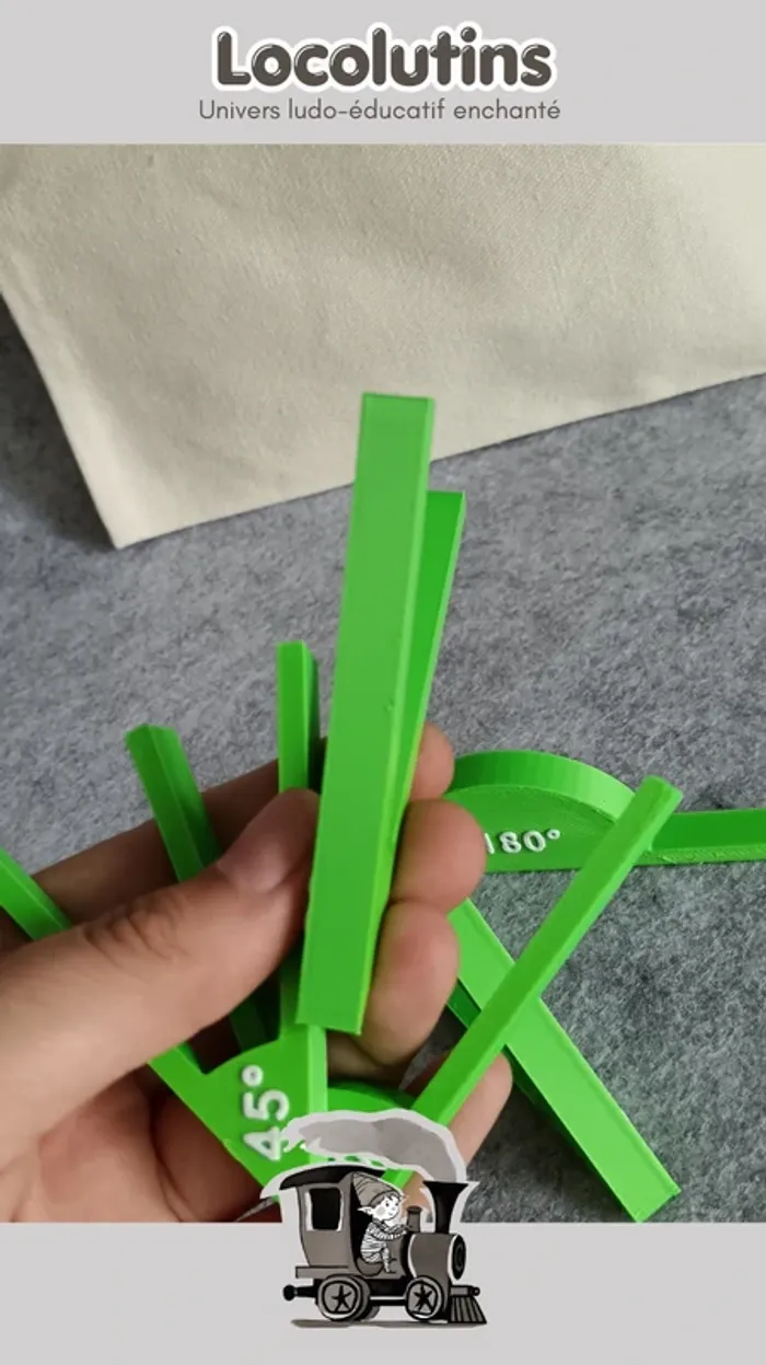 🚂 Outils géométrie ▪ mesure des angles avec trousse - photo numéro 4