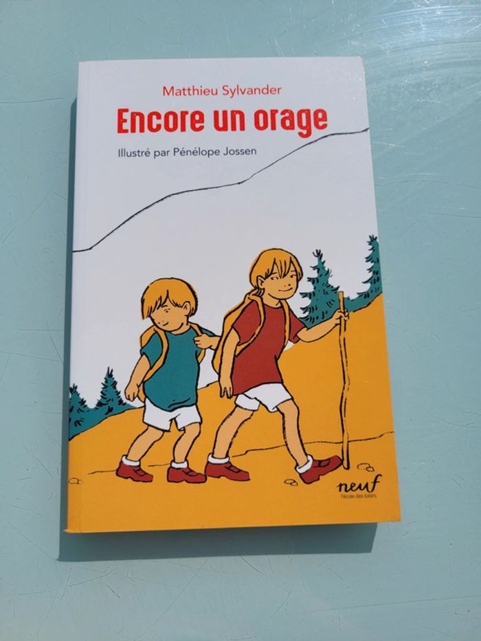 Livre couverture souple, l'école des loisirs Encore un orage 🦽 8-11 ans - photo numéro 2