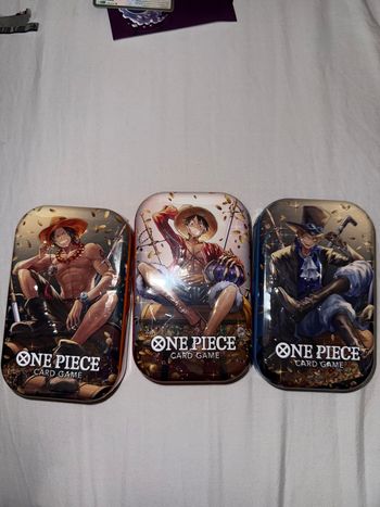 One piece lot de 3 mini tin set vol.2