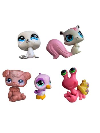 Lot de 5 figurines Littlest PetShop Hasbro