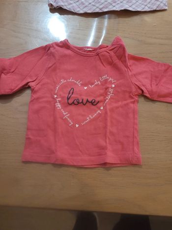 Tee shirt manches longues 6 mois