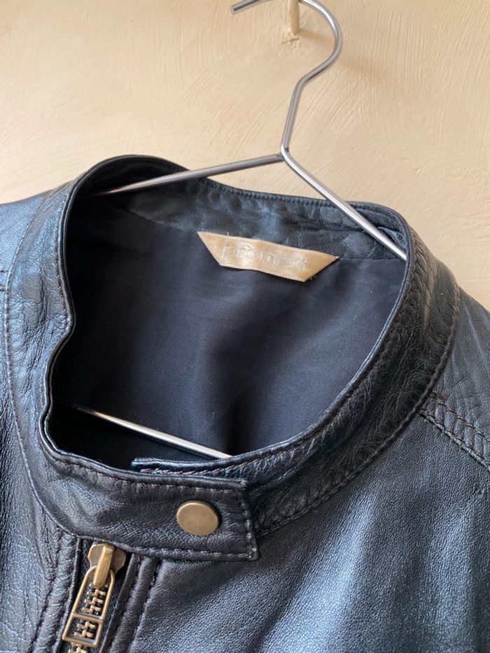 Veste en cuir perfecto noire Promod M/L - photo numéro 6