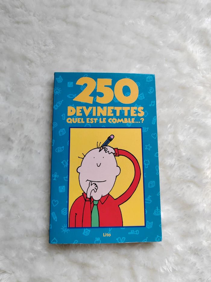 Livre 250 devinettes