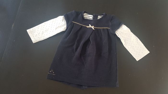 Robe bleue marine 24 mois - photo numéro 2
