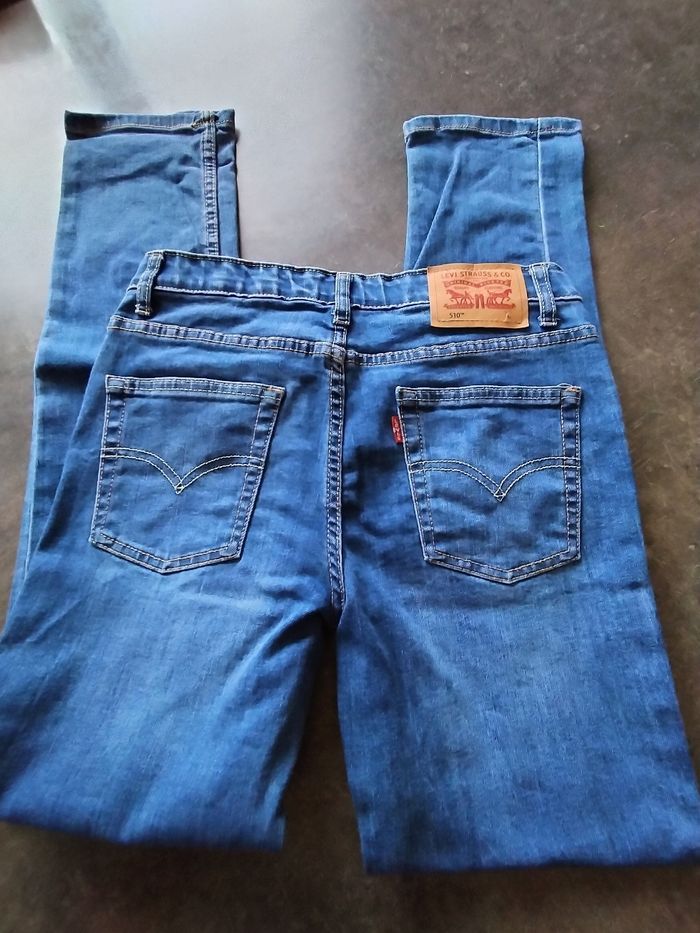 Jean slim bleu 14 ans Levi's - photo numéro 2