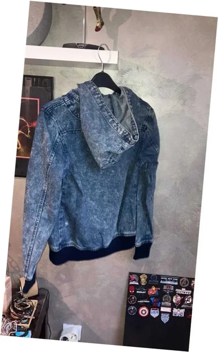 Veste en jean à capuche Urban Classics taille S - photo numéro 7