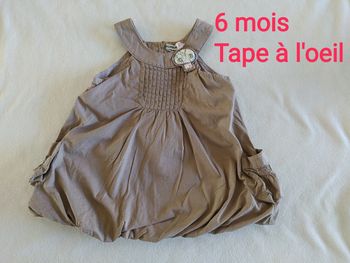 Robe 6 mois Tape à l'oeil