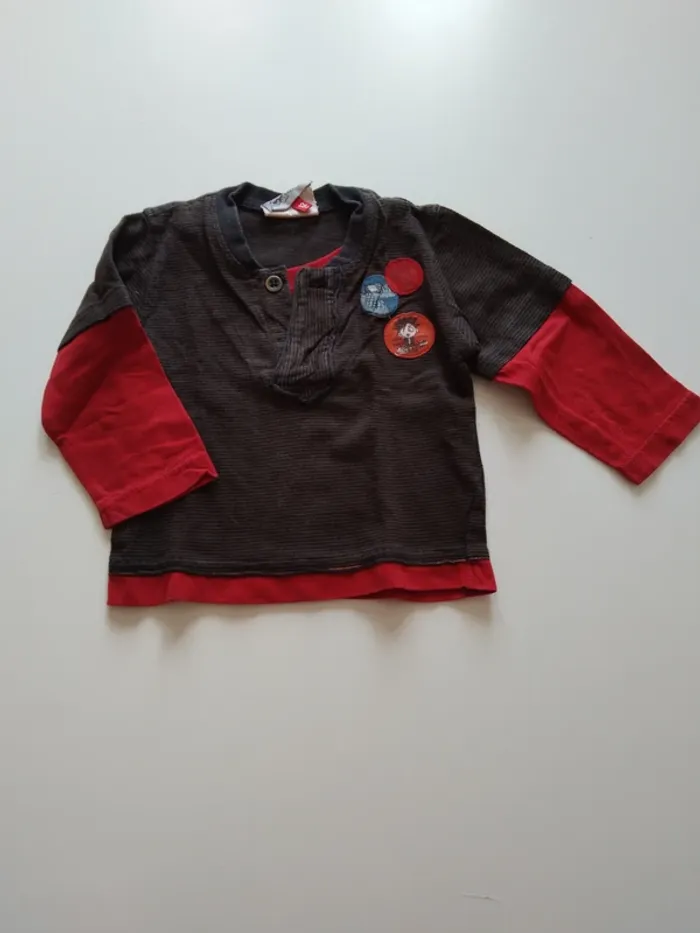 tee shirt rayé catimini garcon 12 mois