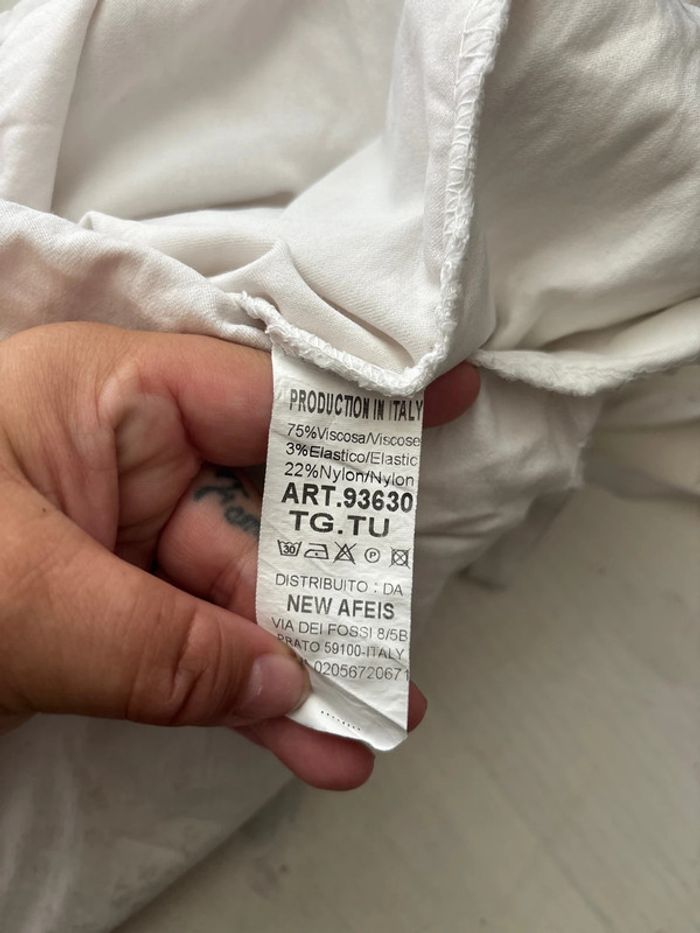 Pantalon blanc et doré taille unique made in italy - photo numéro 5