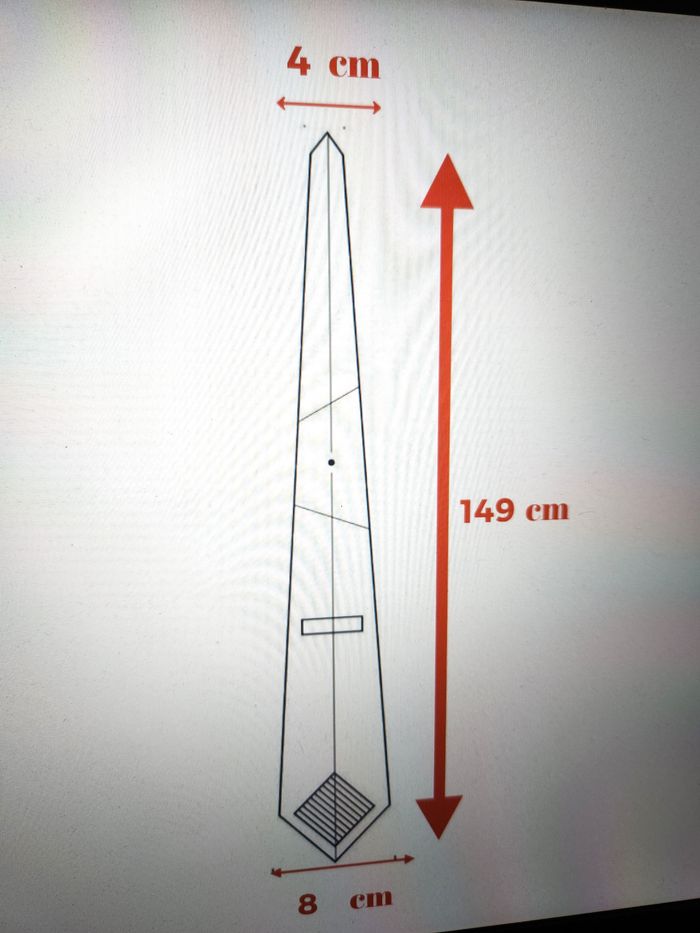 Cravate Rochas, couleur marron - photo numéro 7