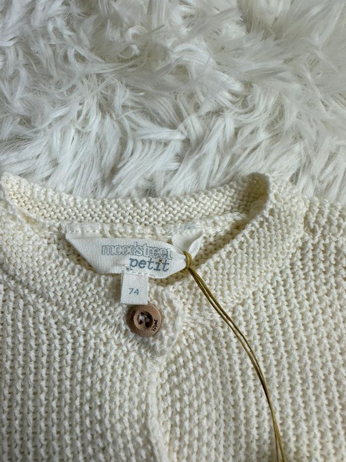 🤍 Cardigan Moodstreet Petit – Taille 9 mois - photo numéro 4