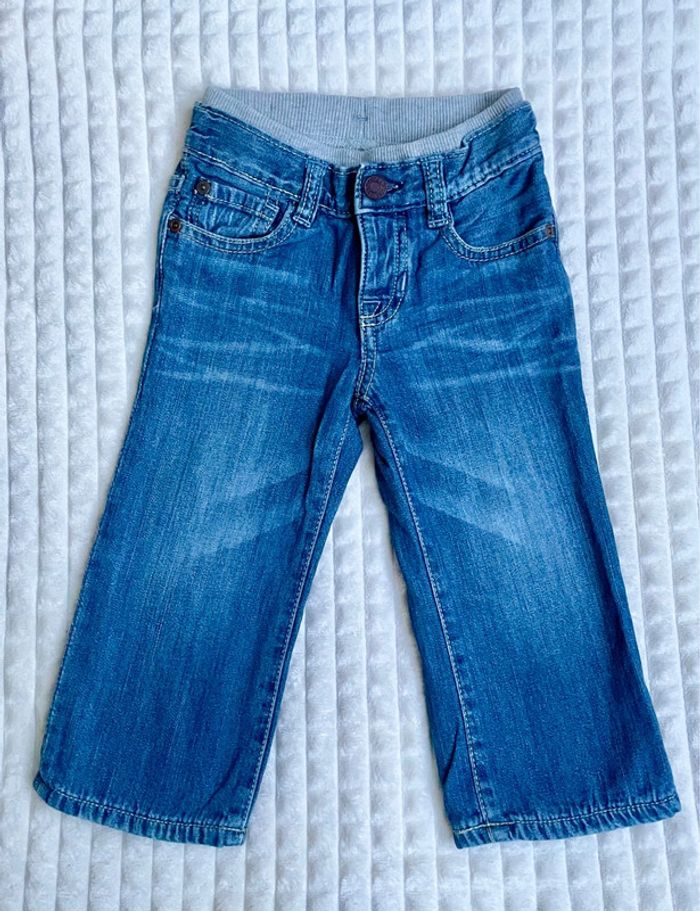 Pantalon jeans doublé coton, 18-24 mois, Gap