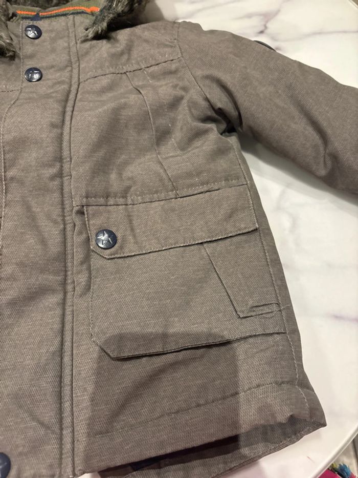 Manteau d’hiver garçon kaki - photo numéro 7