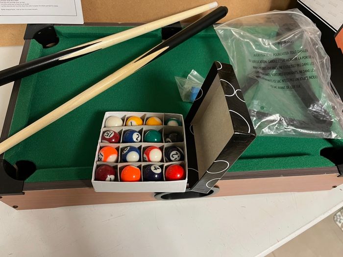 Jeu de billard sur table - photo numéro 8