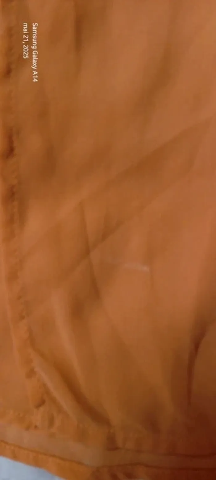 Blouse débardeur longue en voile superposé dos ouvert jaune moutarde femme M pimkie - photo numéro 14