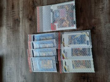 Pokemon protection booster blister, tripack : écarlate et violet épée et bouclier, soleil et lune