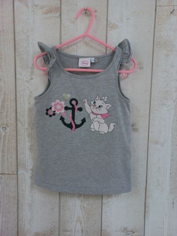 Débardeur fille aristochat 6/8 ans