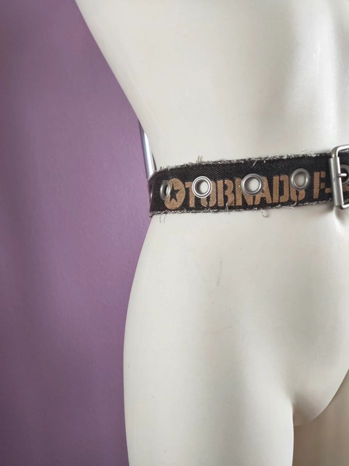 Ceinture vintage en tissu - photo numéro 4
