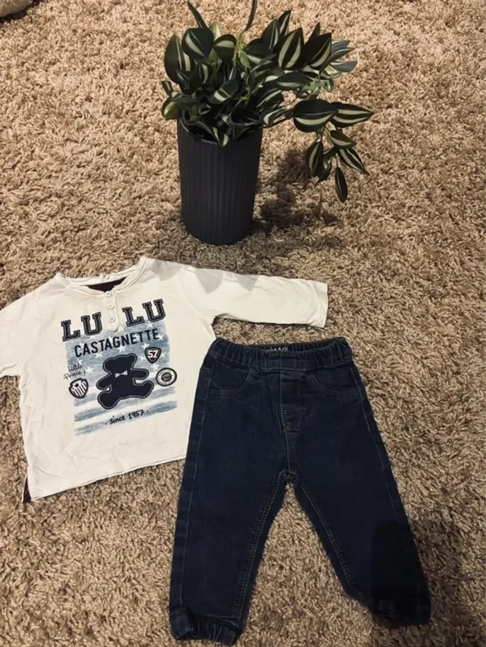 🧶 Ensemble 12 mois – État neuf 🧶✨