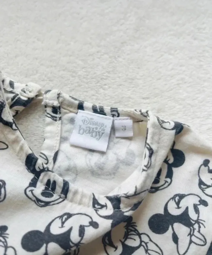 T-shirt manche courte crème à motif Minnie 3 ans - Disney - photo numéro 5