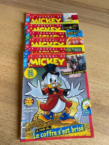 Lot de 6 Le journal de Mickey