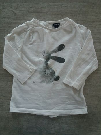 Tee shirt manches longues 12 mois