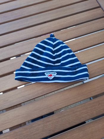 Bonnet marin taille 2 = 9/12 mois