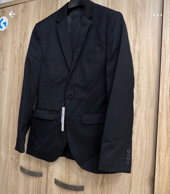 Topman Skinny Veste Noire Taille 38 regular – Neuve avec Emballage - photo numéro 5