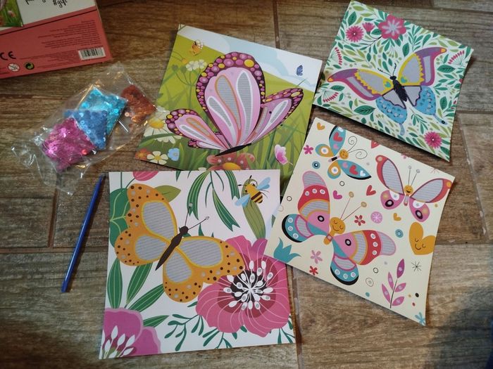 Jeu créatif, kit créatif pour enfants, sequins, Gifi, neuf sans étiquette - photo numéro 3